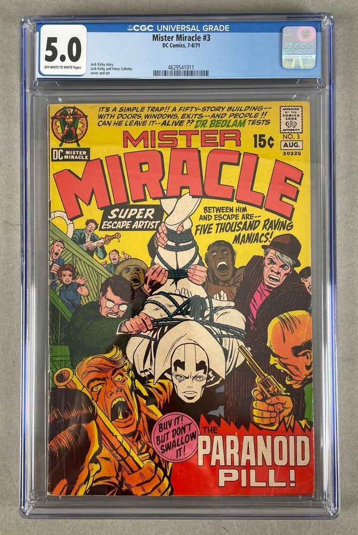CGC Graded DC Comics Mister Miracle No. 3 (1 of 3)