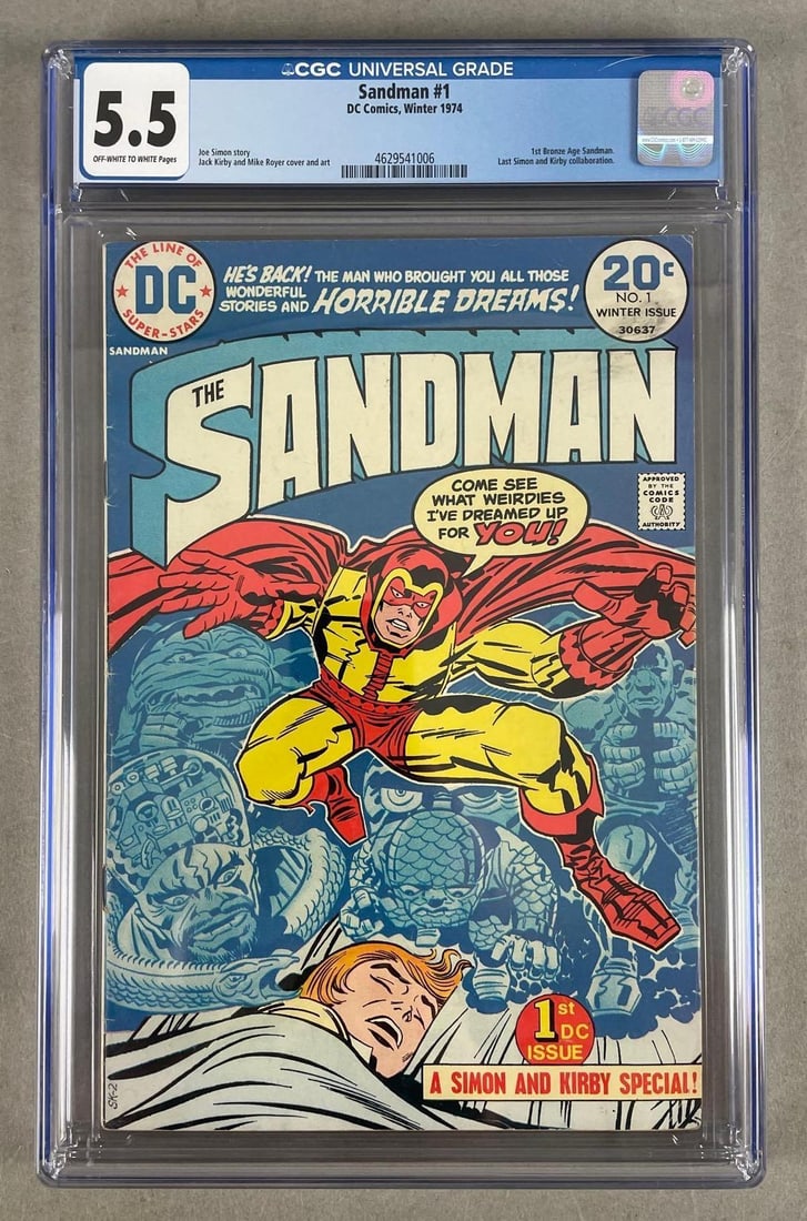 CGC Graded DC Comics Sandman No. 1 (1 of 3)