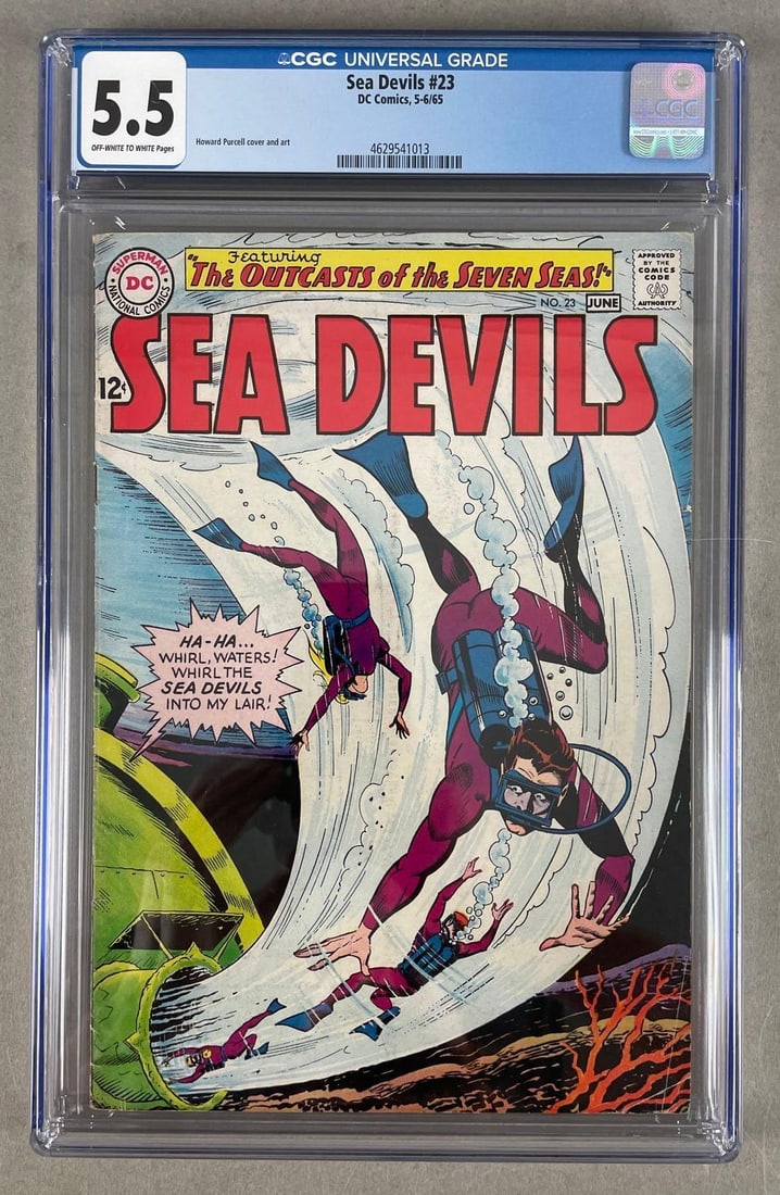 CGC Graded DC Comics Sea Devils No. 23 (1 of 3)