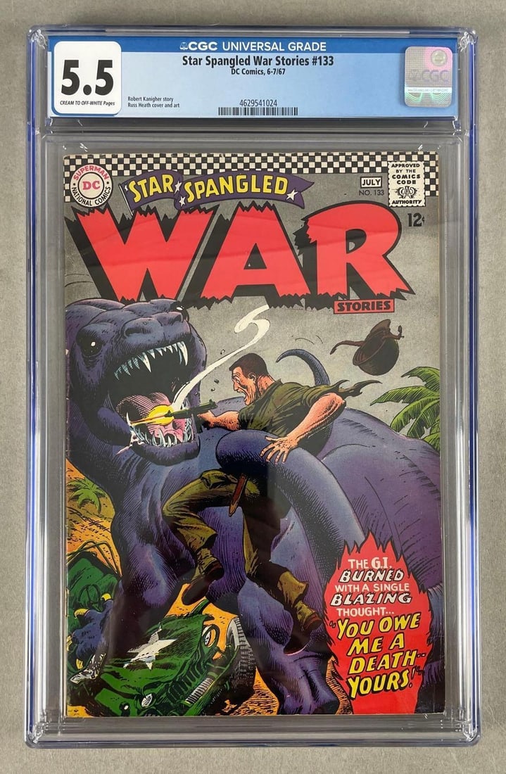 CGC Graded DC Comics Star Spangled War Stories No. 133 (1 of 3)
