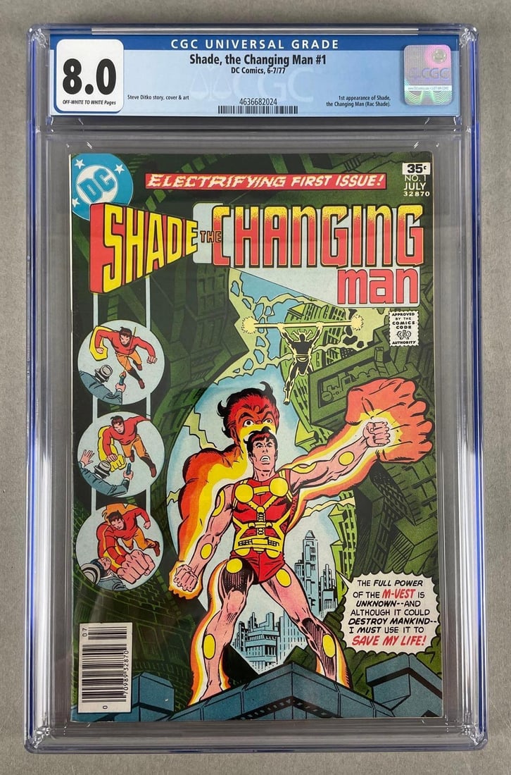 CGC Graded DC Comics Shade the Changing Man No. 1 (1 of 3)