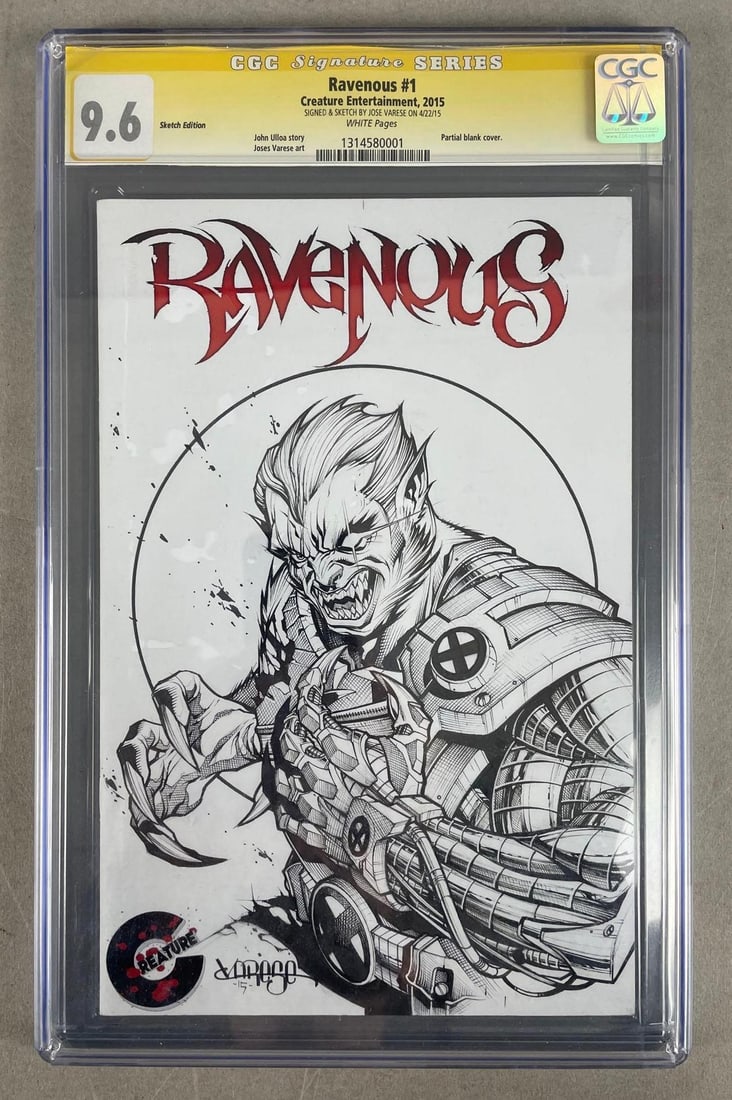CGC Graded DC Comics Ravenous No. 1 (1 of 3)