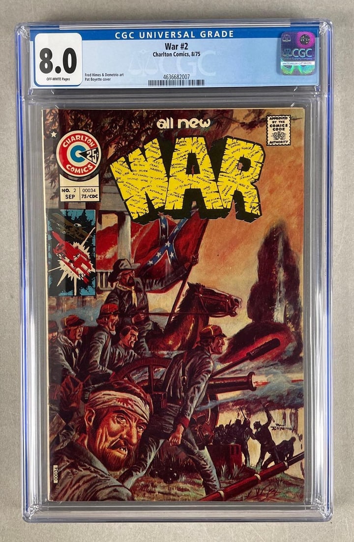 CGC Graded Charlton Comics War No. 2 (1 of 3)