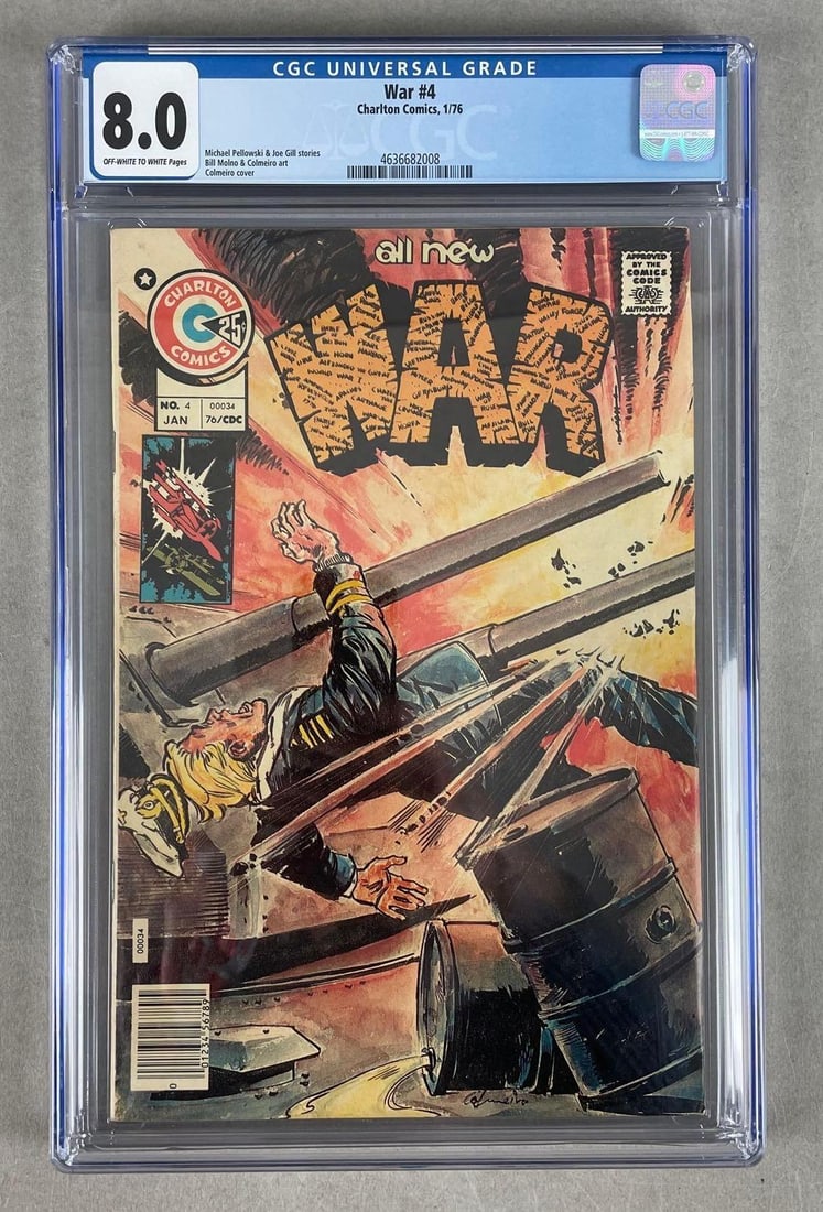 CGC Graded Charlton Comics War No. 4 (1 of 3)