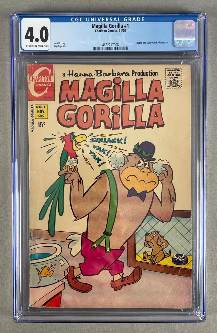 CGC Graded Charlton Comics Magilla Gorilla No. 1 (1 of 3)