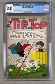 CGC Graded Tip Top Comics No. 180