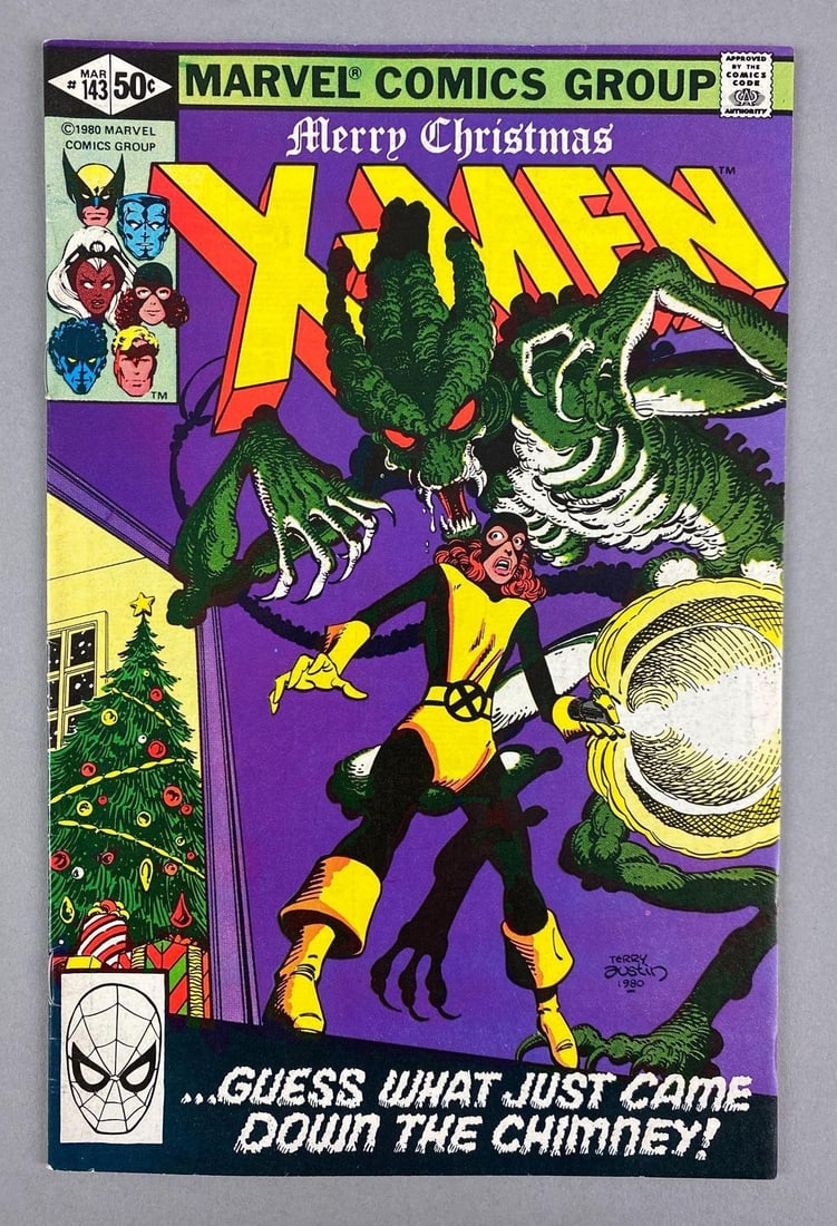 Marvel Comics Merry Christmas X-Men No. 143: Final John Byrne art in X-Men Title, Kitty Pryde solo story, 1980, Bronze Age