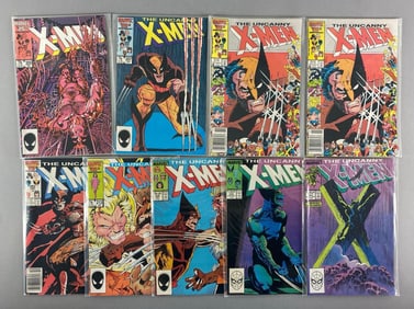 Group of 9 Marvel X-Men Comic Books