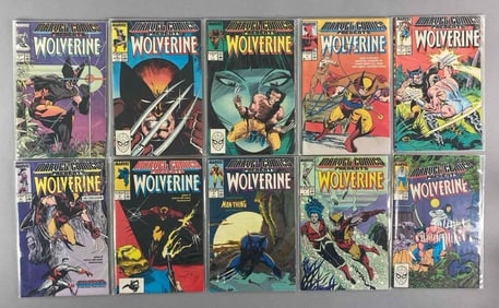 Group of 10 Marvel Comics Wolverine No. 1-10