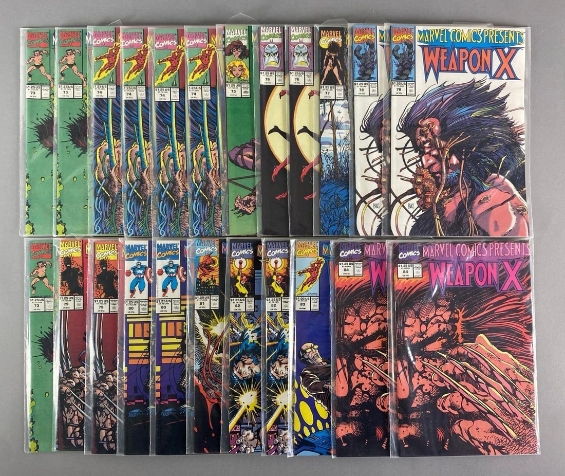 Group of 20+ Marvel Weapon X Comic Books (1 of 3)