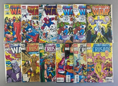 Group of 13 Marvel Infinity Series Comic Books