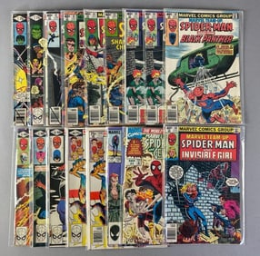 Group of 17 Marvel Team-Up Spider-Man Comic Books