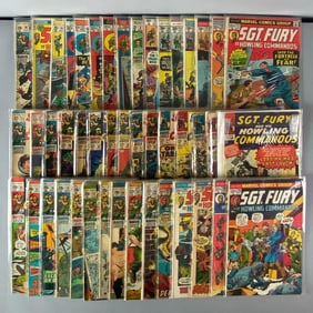 Group of 40+ Marvel Sgt. Fury Comic Books