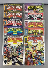 Group of Marvel Secret Wars II Comic Books