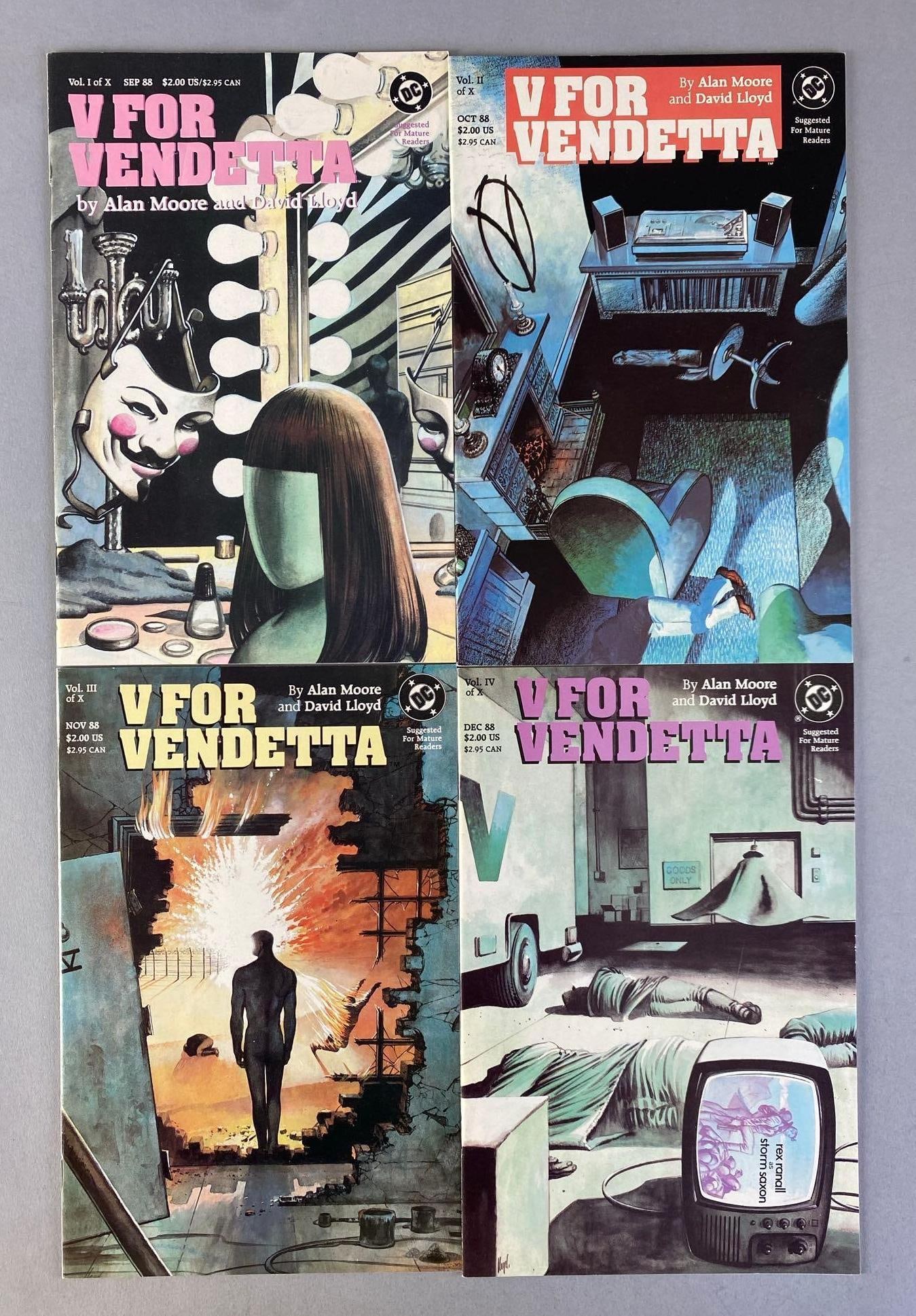 DC Comics V for Vendetta No. 1 - 4 (1 of 2)
