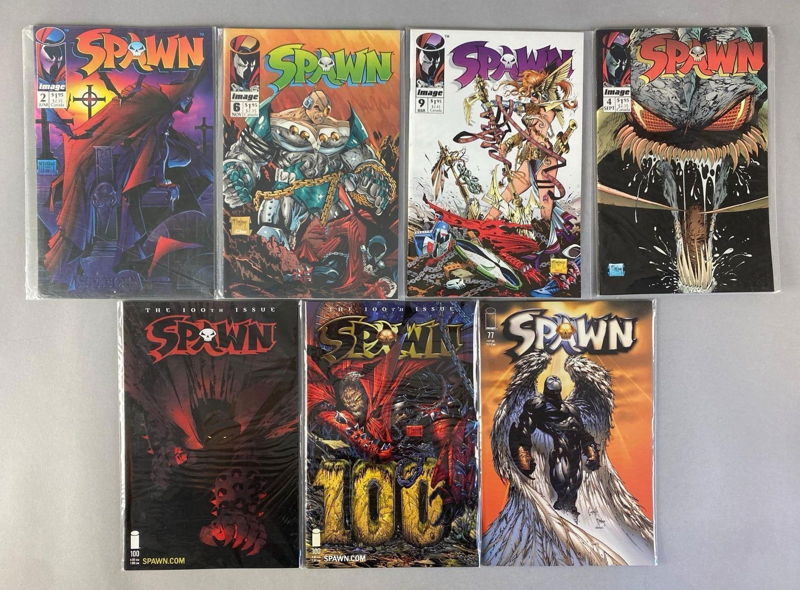 Group of 7 Image Spawn Comic Books (1 of 3)