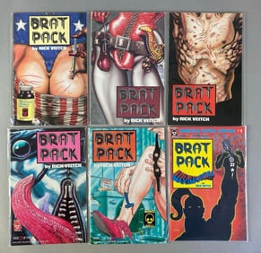 Group of 6 King Hell Brat Pack Comic Books