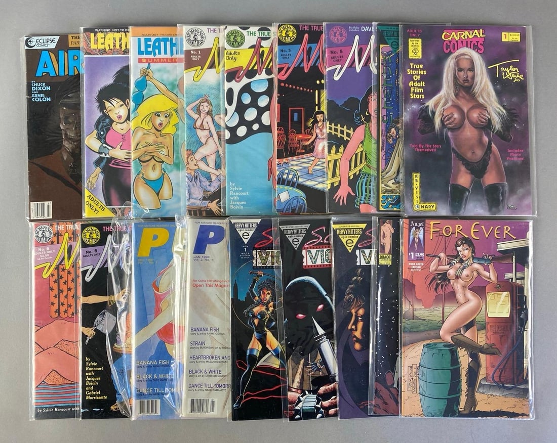 Group of 18 Assorted Adult Comic Books (1 of 3)