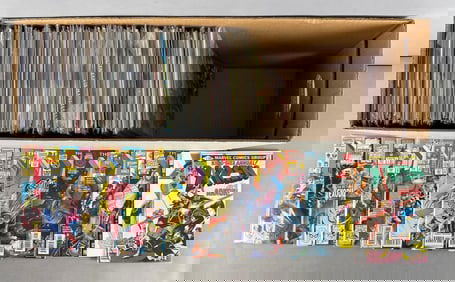 Long Box of Marvel X-Men Comic Books