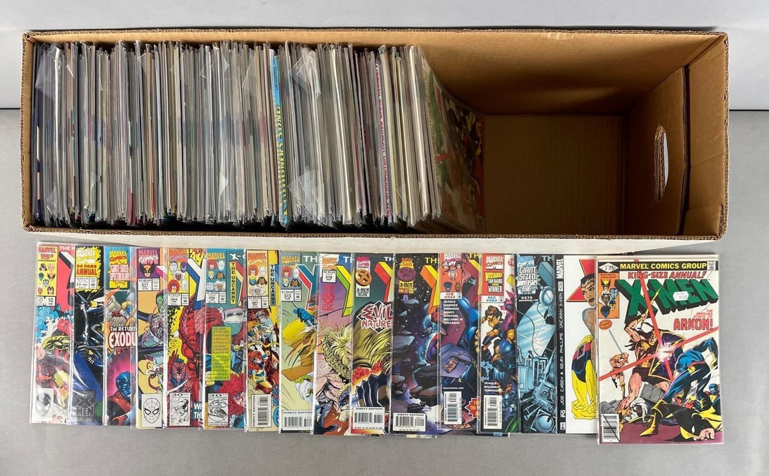 Long Box of Marvel X-Men Comic Books (1 of 3)