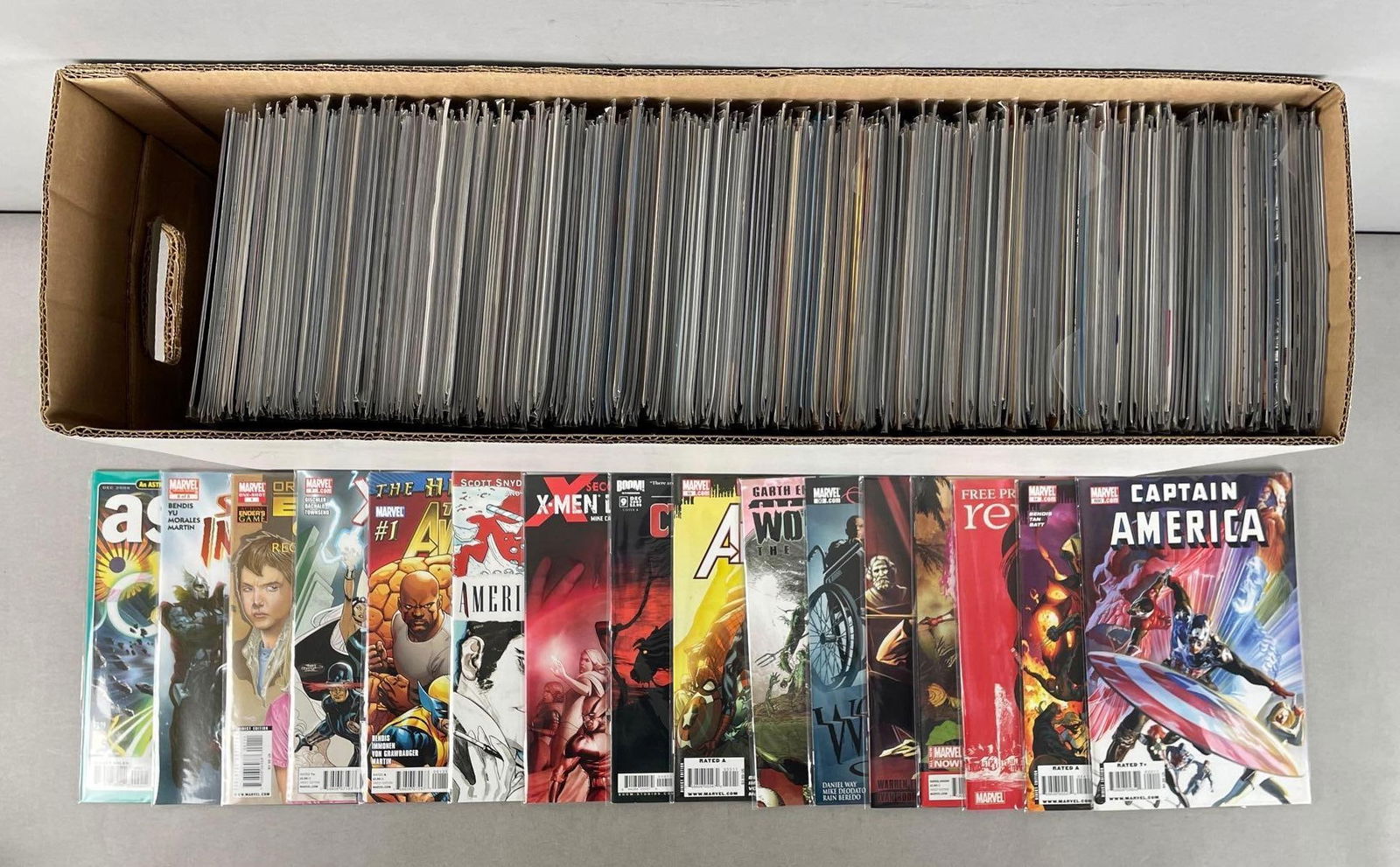 Long Box of Marvel Comic Books (1 of 3)