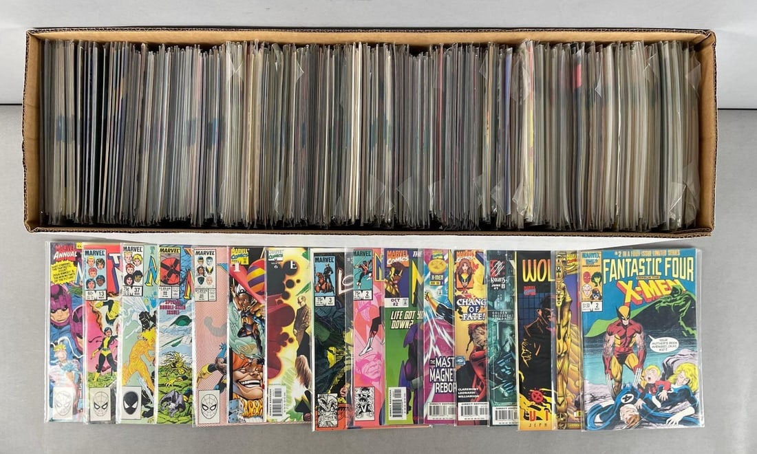 Long Box of Marvel Comic Books (1 of 3)