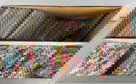 Long Box of Marvel Comic Books