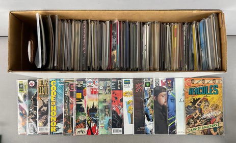 Long Box of Vertigo / Top Cow / Charlton Comic Books
