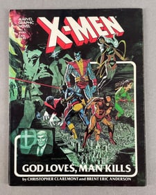 Marvel Graphic Novel No. 5 X-men God Loves, Man Kills