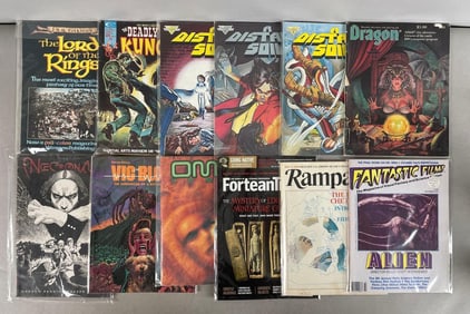 Group of Assorted Graphic Novels and Magazines