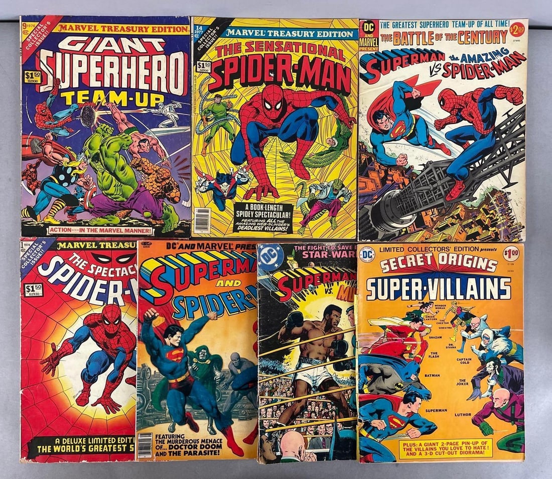 Group of Marvel / DC Treasury Edition Comic Books (1 of 2)