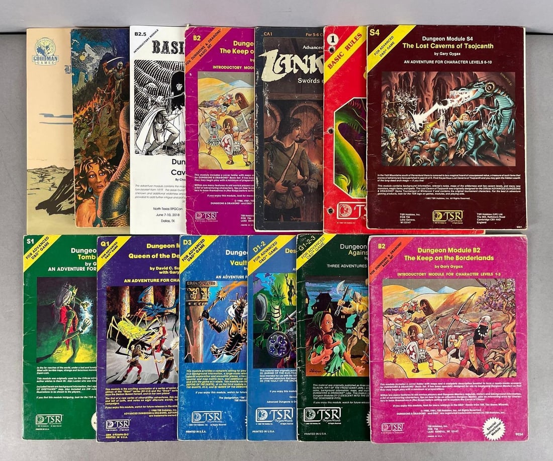 Group of TSR Dungeons and Dragons Modupe Books and More (1 of 3)