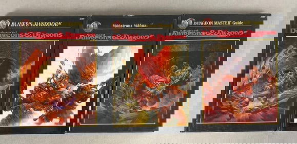 Group of Advanced Dungeons and Dragons Books