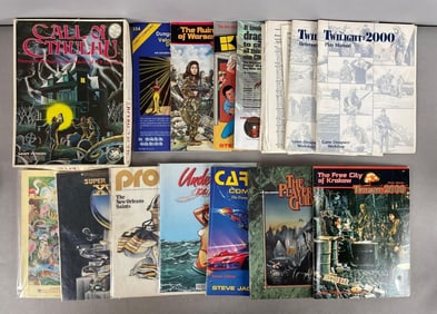 Group of Role Playing Game Books and More