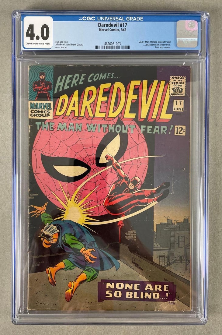 CGC Graded Marvel Comics Daredevil No. 17 (1 of 3)
