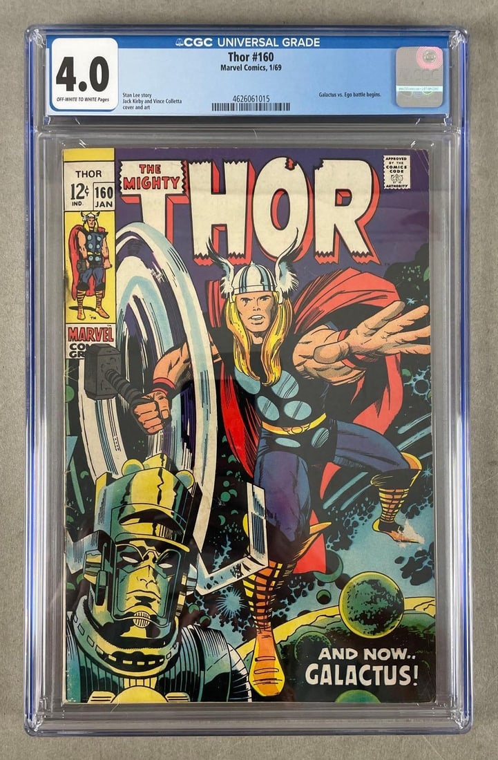CGC Graded Marvel Comics Thor No. 160 (1 of 3)