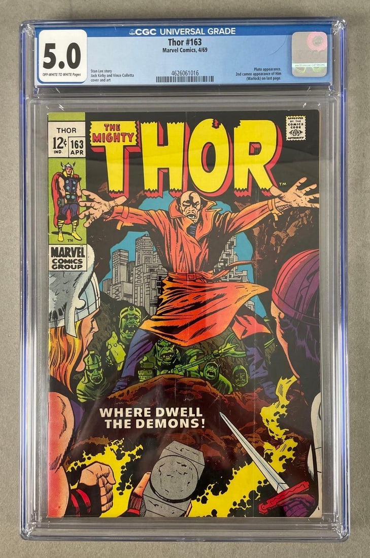 CGC Graded Marvel Comics Thor No. 163 (1 of 3)