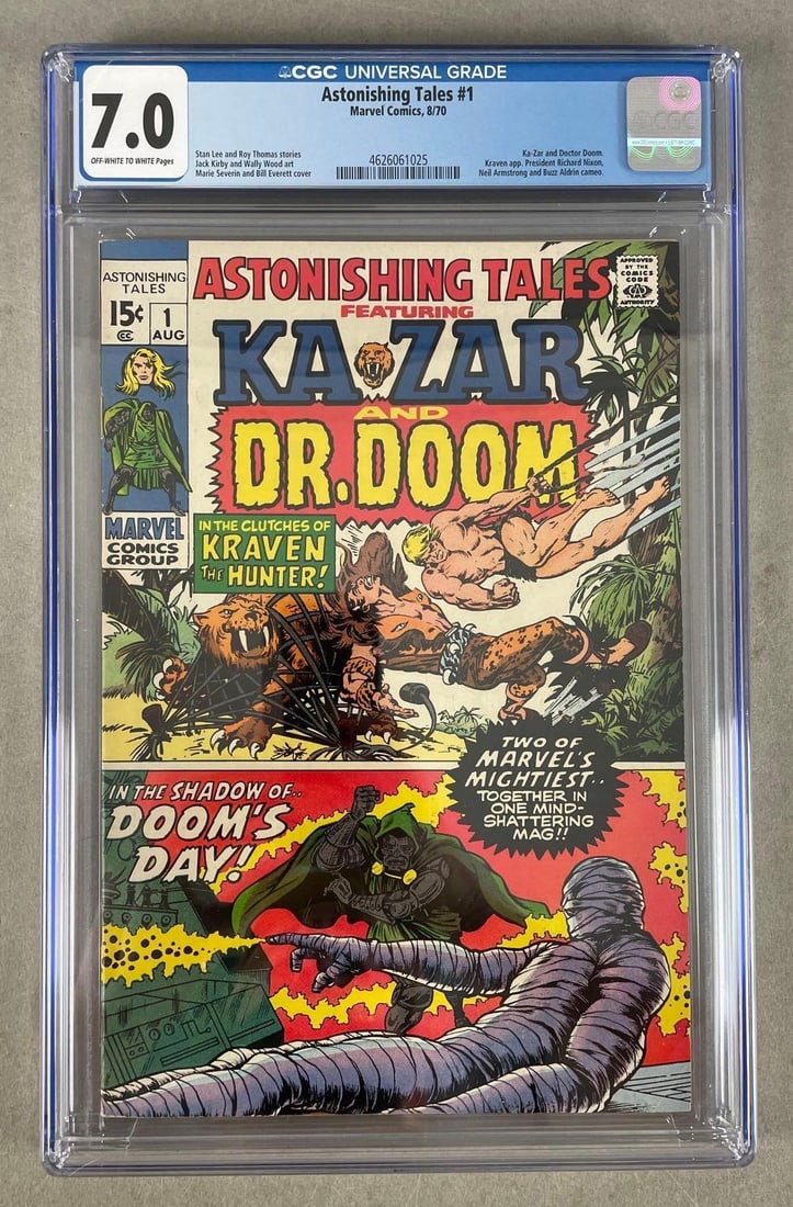 CGC Graded Marvel Comics Astonishing Tales No. 1 (1 of 3)