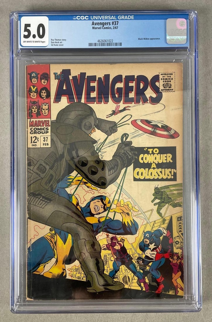 CGC Graded Marvel Comics Avengers No. 37 (1 of 3)