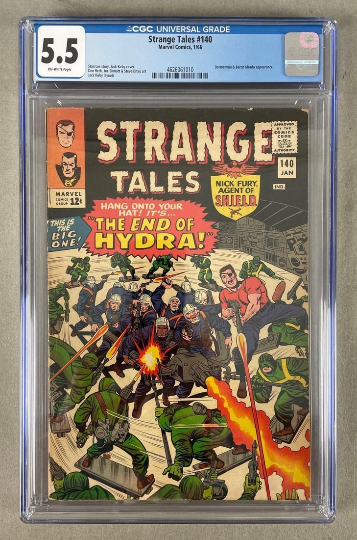 CGC Graded Marvel Comics Strange Tales No. 140 (1 of 3)