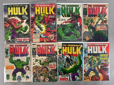 Group of Marvel The Incredible Hulk Comic Books