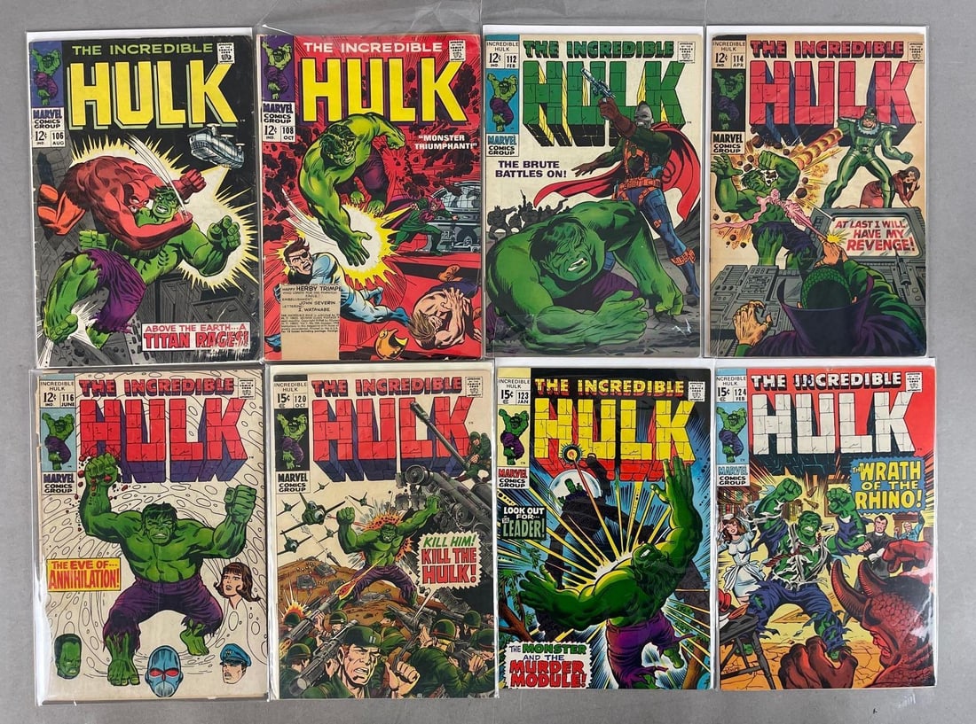 Group of Marvel The Incredible Hulk Comic Books (1 of 3)