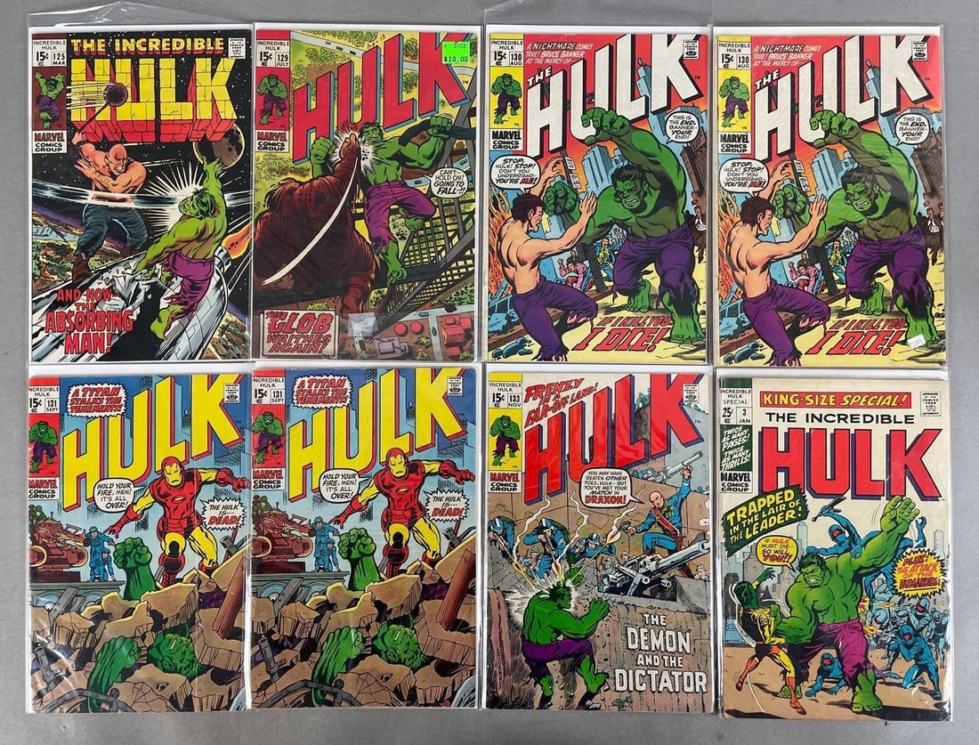Group of Marvel The Incredible Hulk Comic Books (1 of 3)