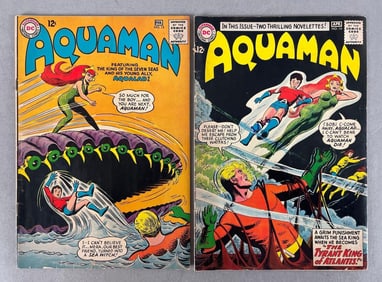 Group of 2 DC Aquaman Comic Books