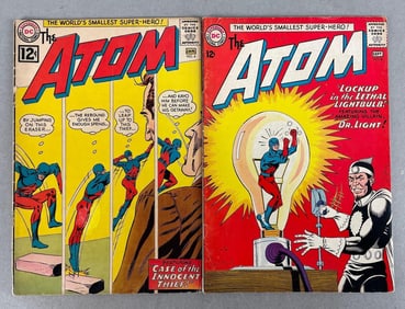 Group of 2 DC The Atom Comic Books