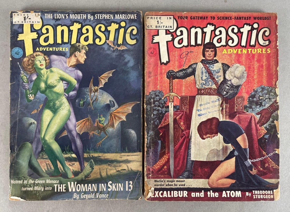 Group of 2 Ziff - Davis Fantastic Adventures Comic Books (1 of 4)