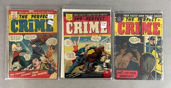 Group of Cross Publications The Perfect Crime Comic Books