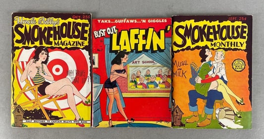 Group of Joke Comic Books
