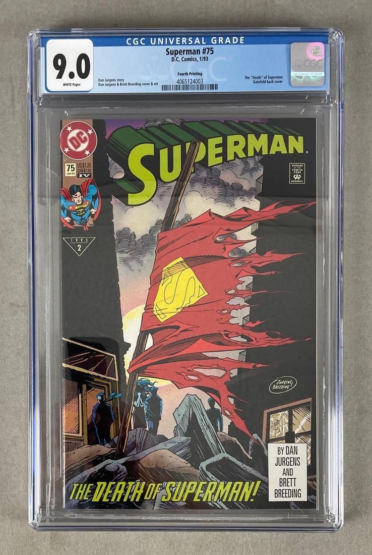 CGC Graded DC Superman No. 75 (1 of 2)