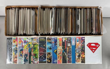 Long Box of Marvel / DC / Image Comic Books